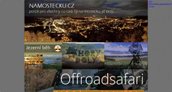 Desktop Screenshot of namostecku.cz